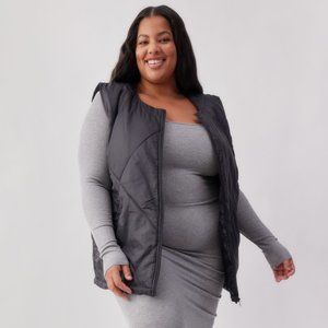 NEW Socialite Quilted Vest Plus